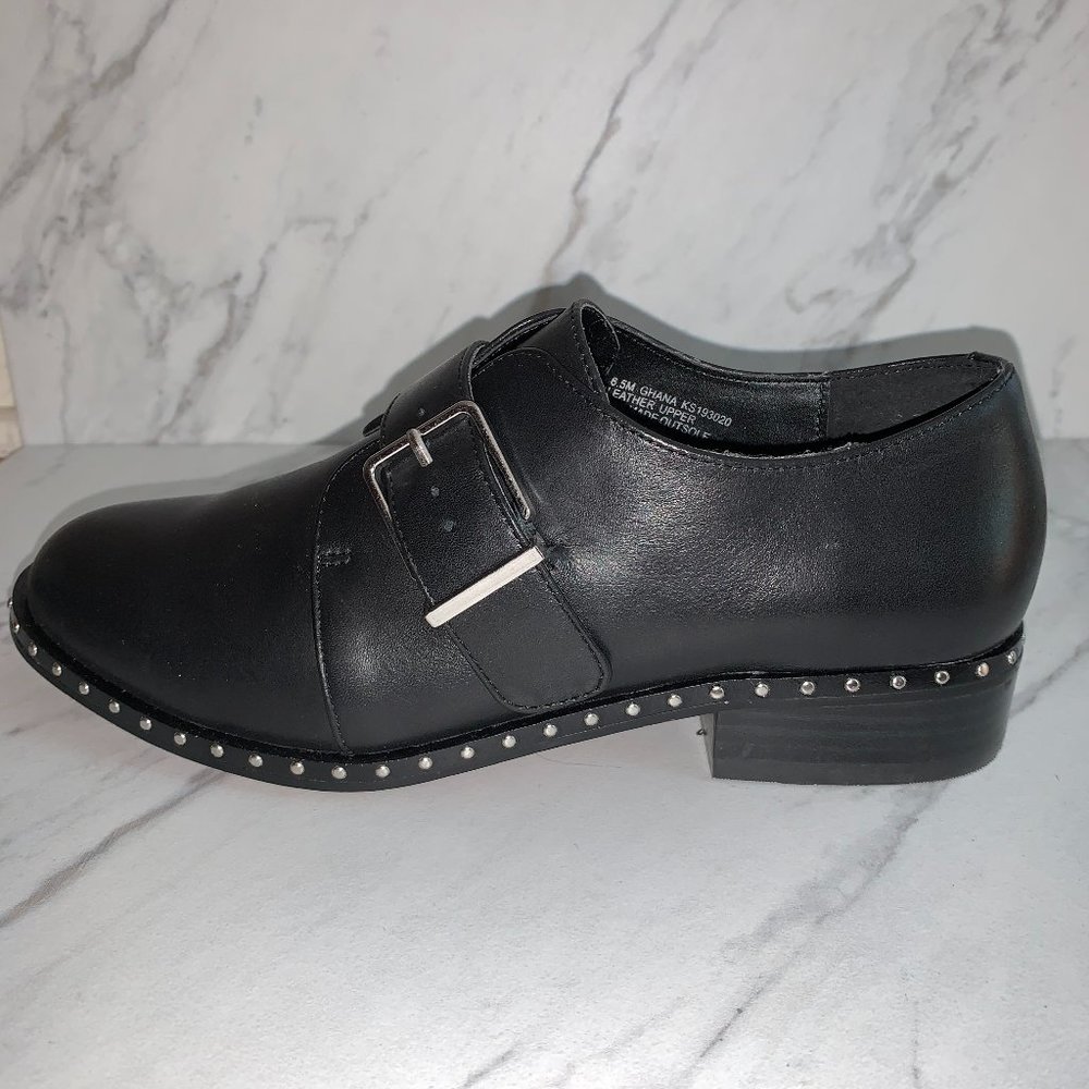 NIB KENZIE Black Leather Ankle Boot - Picture 3 of 4